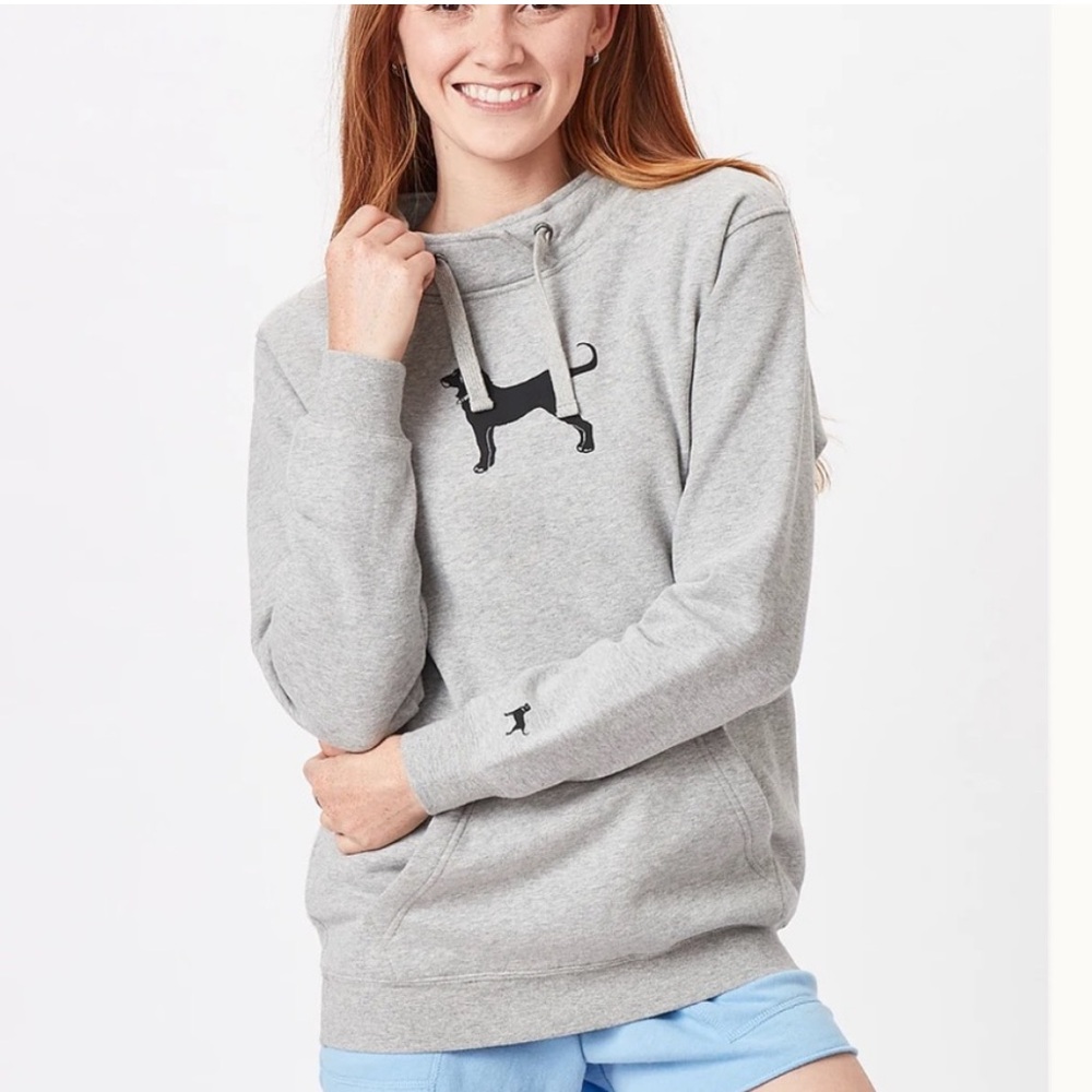 The Black Dog Legacy Collection Fisherman Sweatshirt on Polo Grey